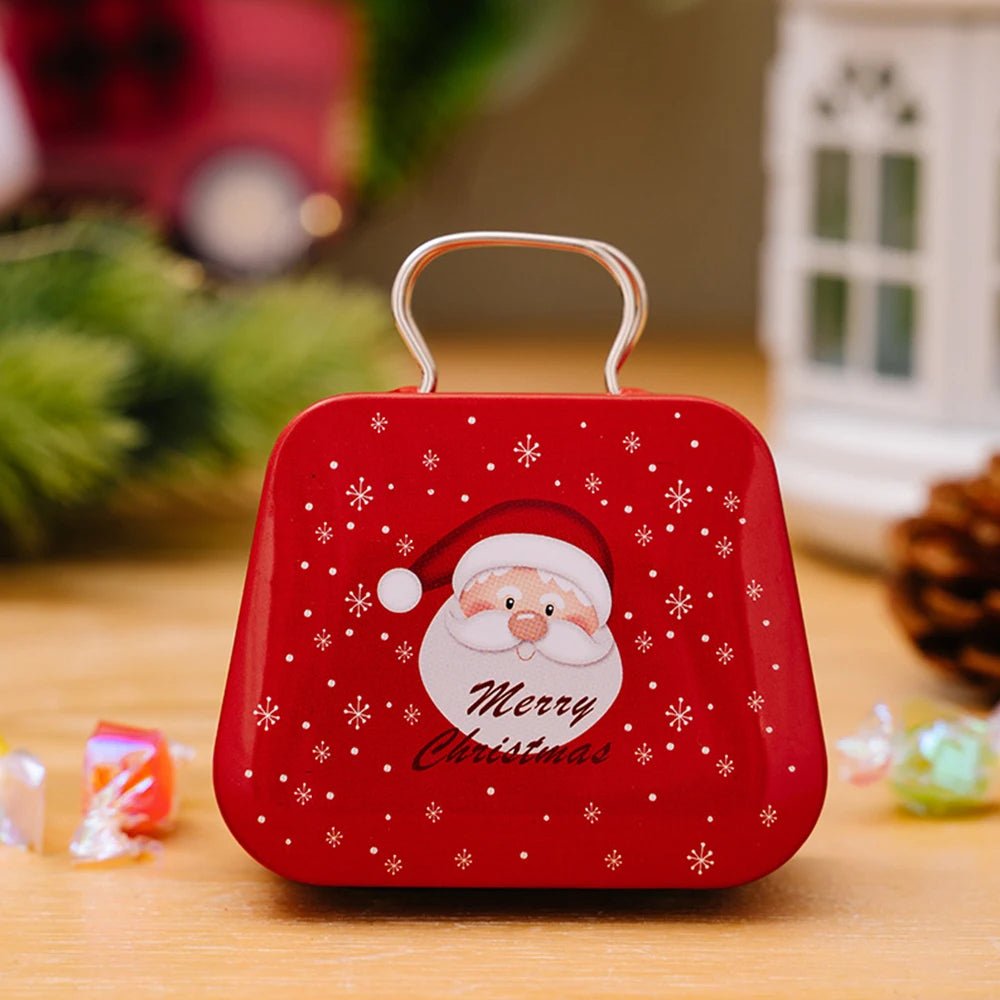 Sandsberg | Weihnachts-Zinn-Geschenkbox-Set – Charmante Metallaufbewahrungsboxen mit Deckeln für Feiertagsleckereien