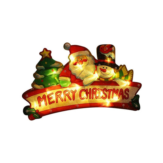 Sandsberg | Weihnachtsfensterhängelichter - Batteriebetriebene erleuchtete Weihnachtsdekorationen