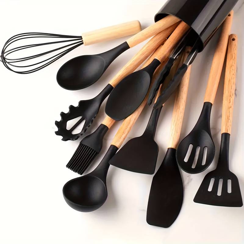 Canaya - Luxe Silikon Küchengeräte Set (12-teilig)