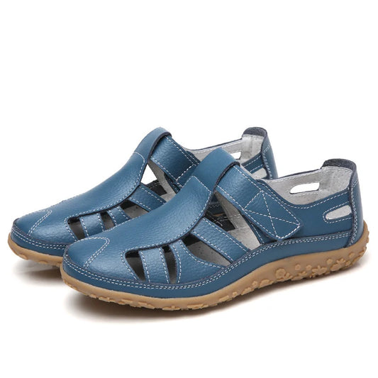 Sandsberg | Orthopädische Retro Sandalen | Rutschfest