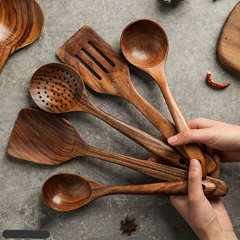 Sandsberg | Küchenset aus Natürlichem Teak Holz