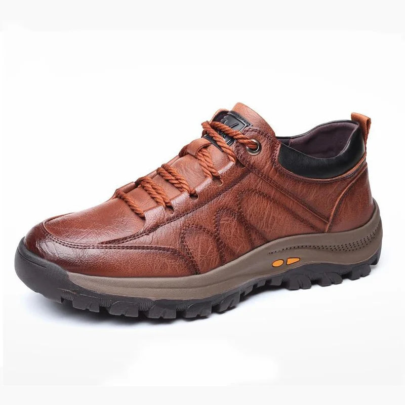 Lässige Schuhe mit handgenähter Fußgewölbeunterstützung und rutschfester, atmungsaktiver Sohle