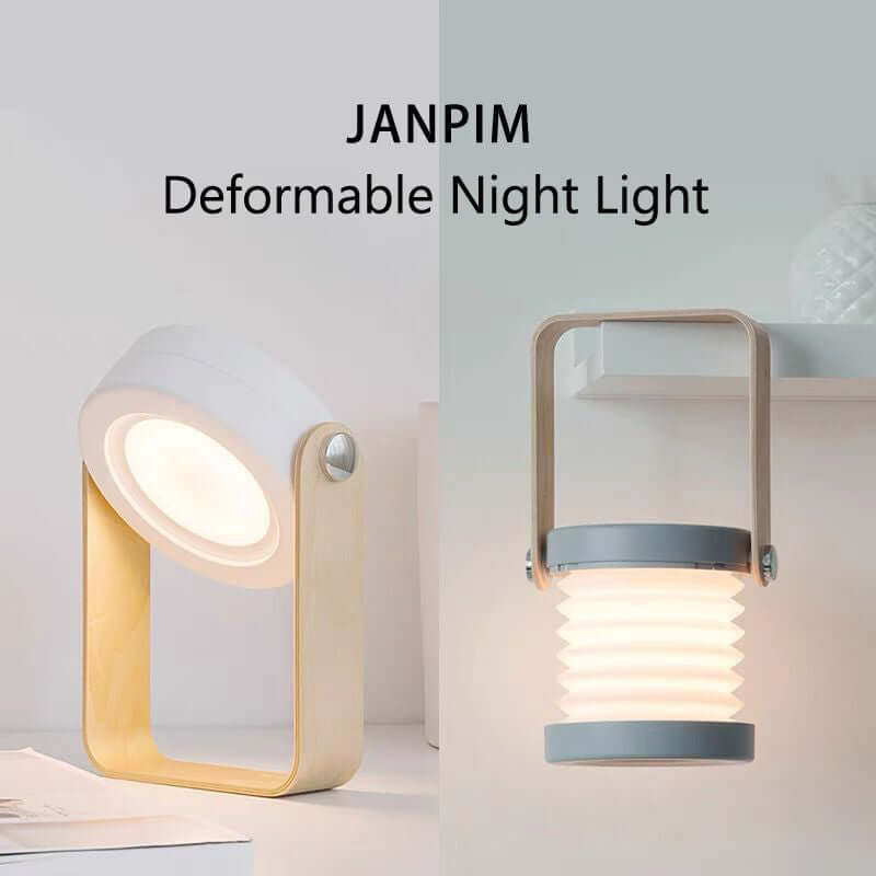 Faltbare Touch-Dimmbar Lese-LED-Nachtlicht Tragbare Laterne Lampe USB Wiederaufladbar Für Wohnkultur