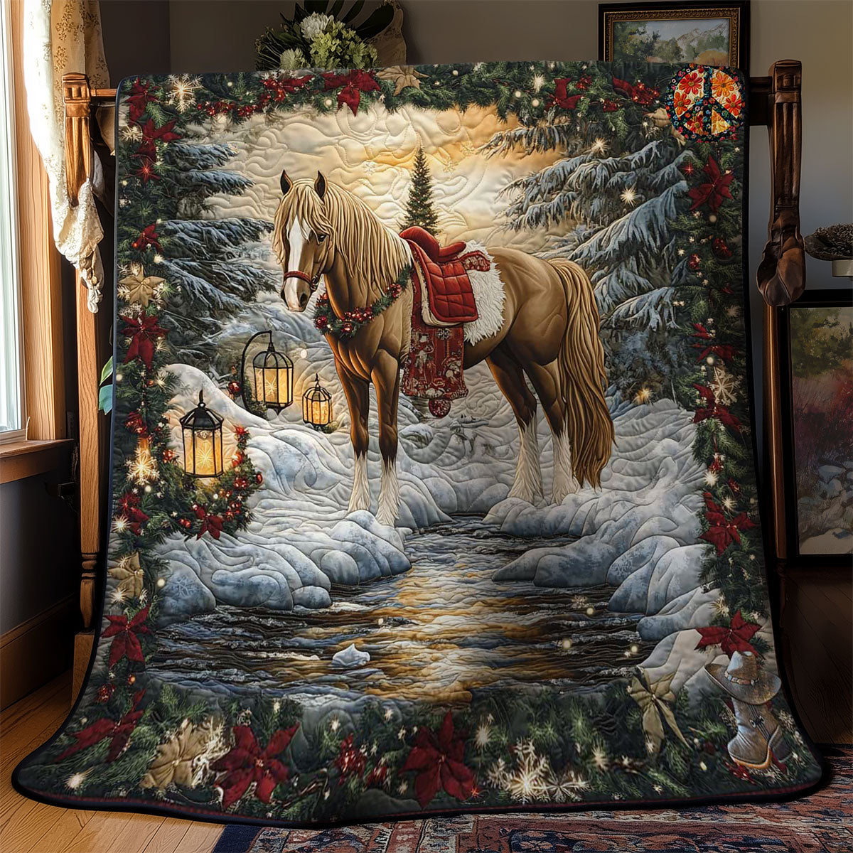 Winter Wonderland Pferd Decke