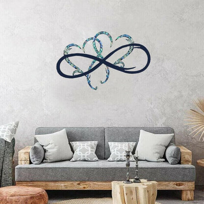 Endless Heart - Stahl Wanddekoration Metall Wandkunst