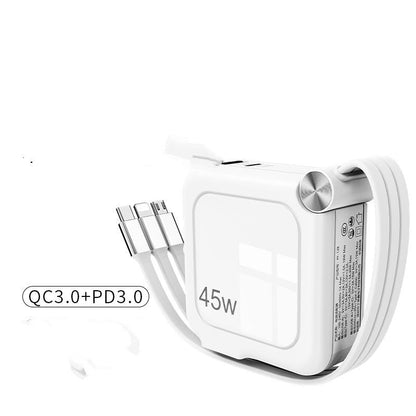 Sandsberg | Multifunktionales teleskopisches All-in-One Reise-Ladegerät (US-Standard)