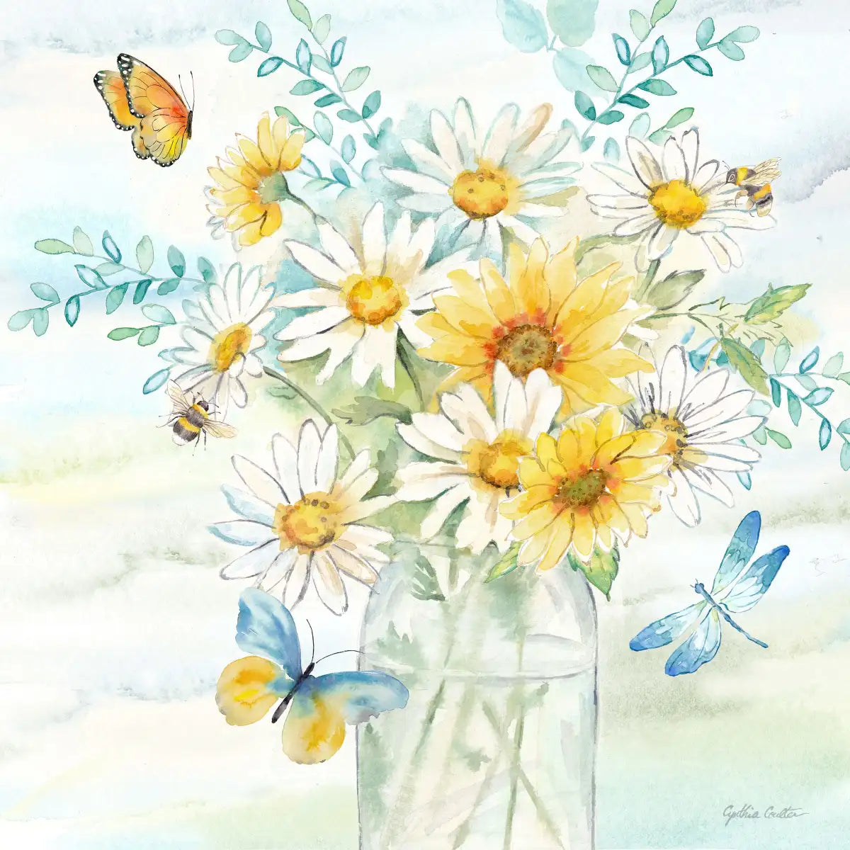 Sandsberg | Daisy Days I Wandkunst