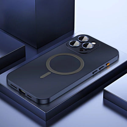 Sandsberg | Magnetische Metallschale für iPhone – Robuster Schutz mit elegantem Design und MagSafe-Kompatibilität