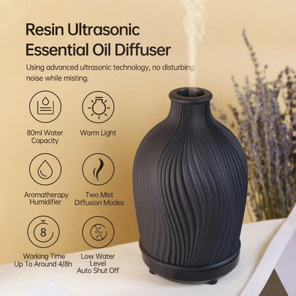 Sandsberg | BohoBreeze – Ultraschall Aroma Diffuser & Luftbefeuchter | Bohemian Vasen Design
