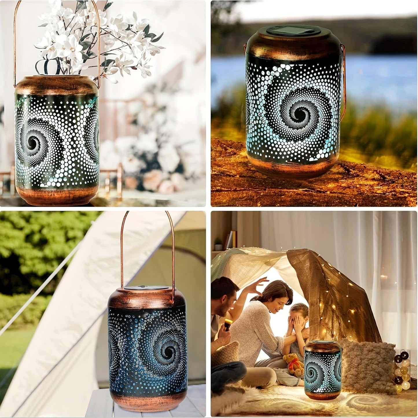 SolarLantern - Moderne LED Sonnenlaterne für draußen