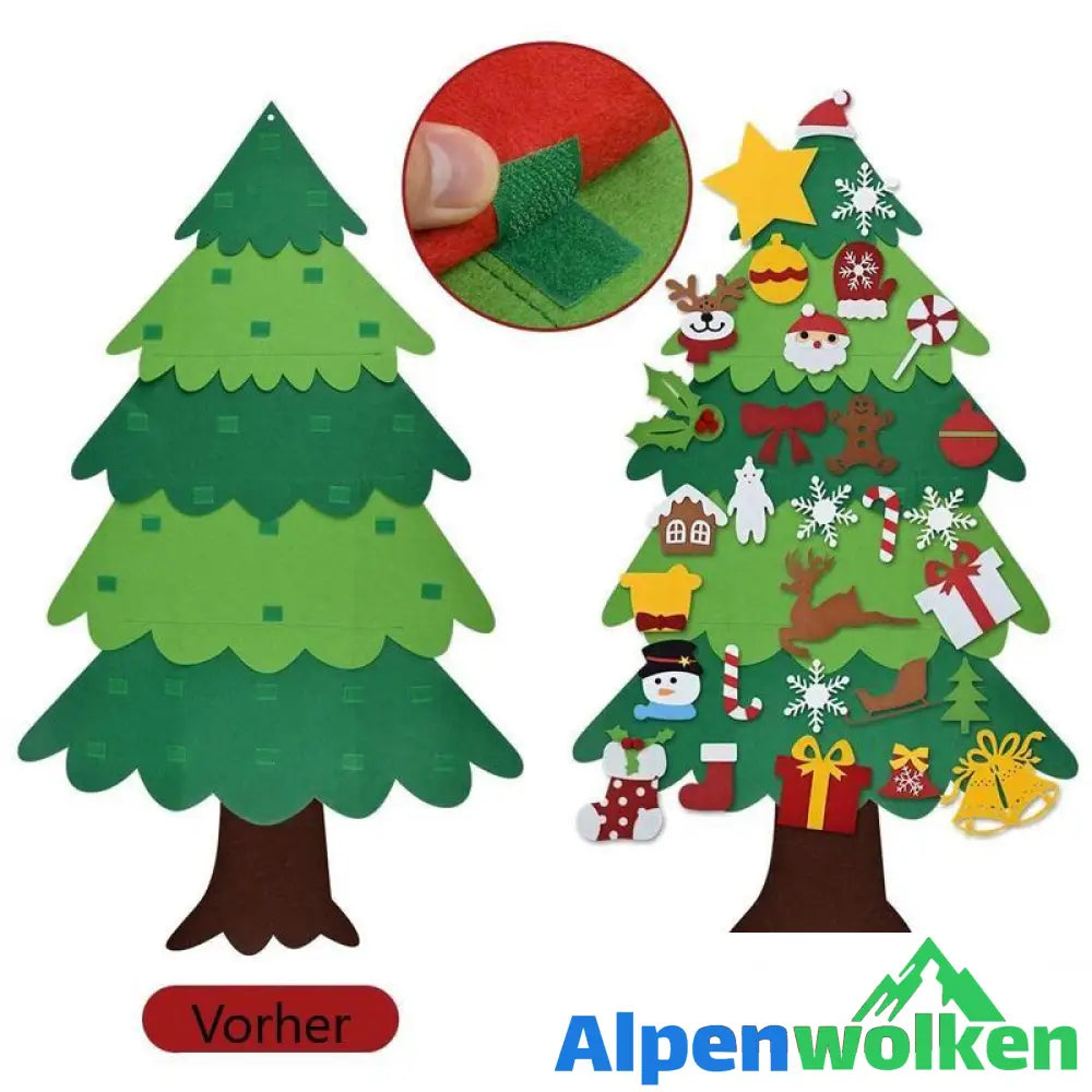 DIY Filz Weihnachtsbaum (2023 NEU AKTUALISIERT)