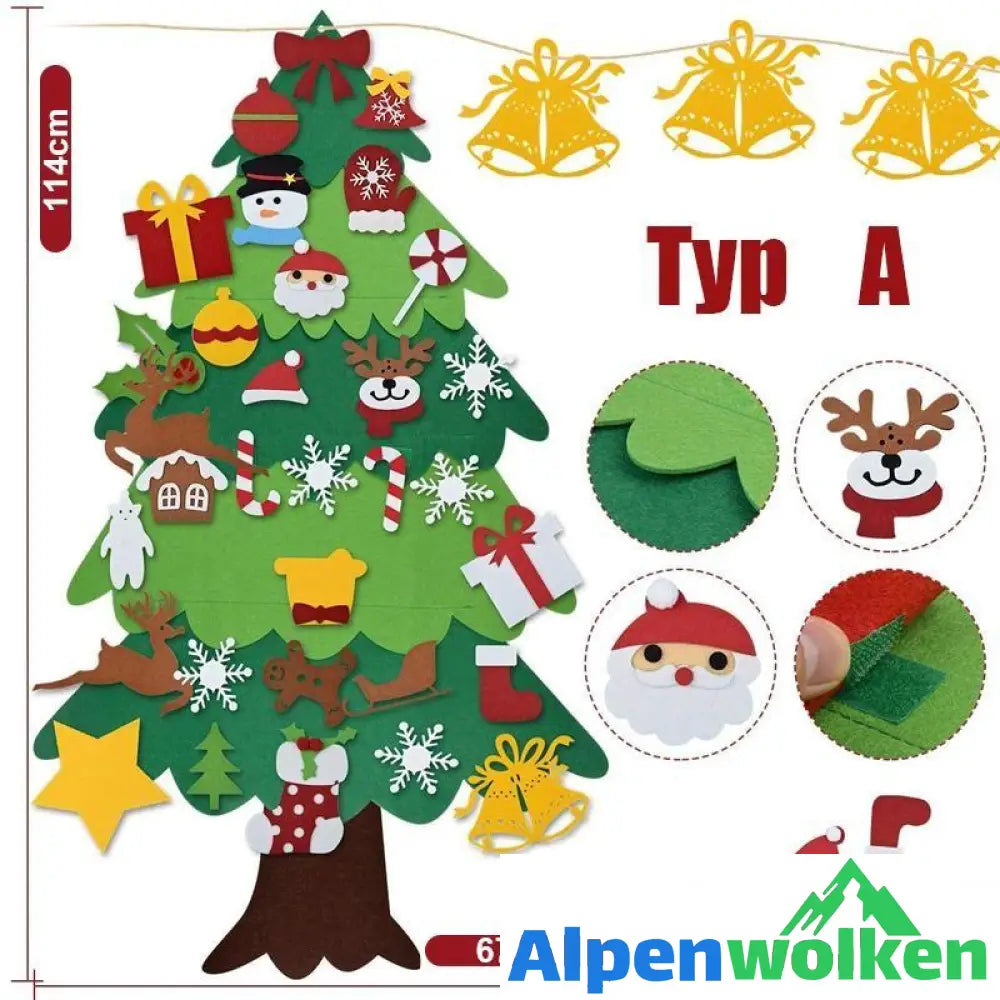 DIY Filz Weihnachtsbaum (2023 NEU AKTUALISIERT)