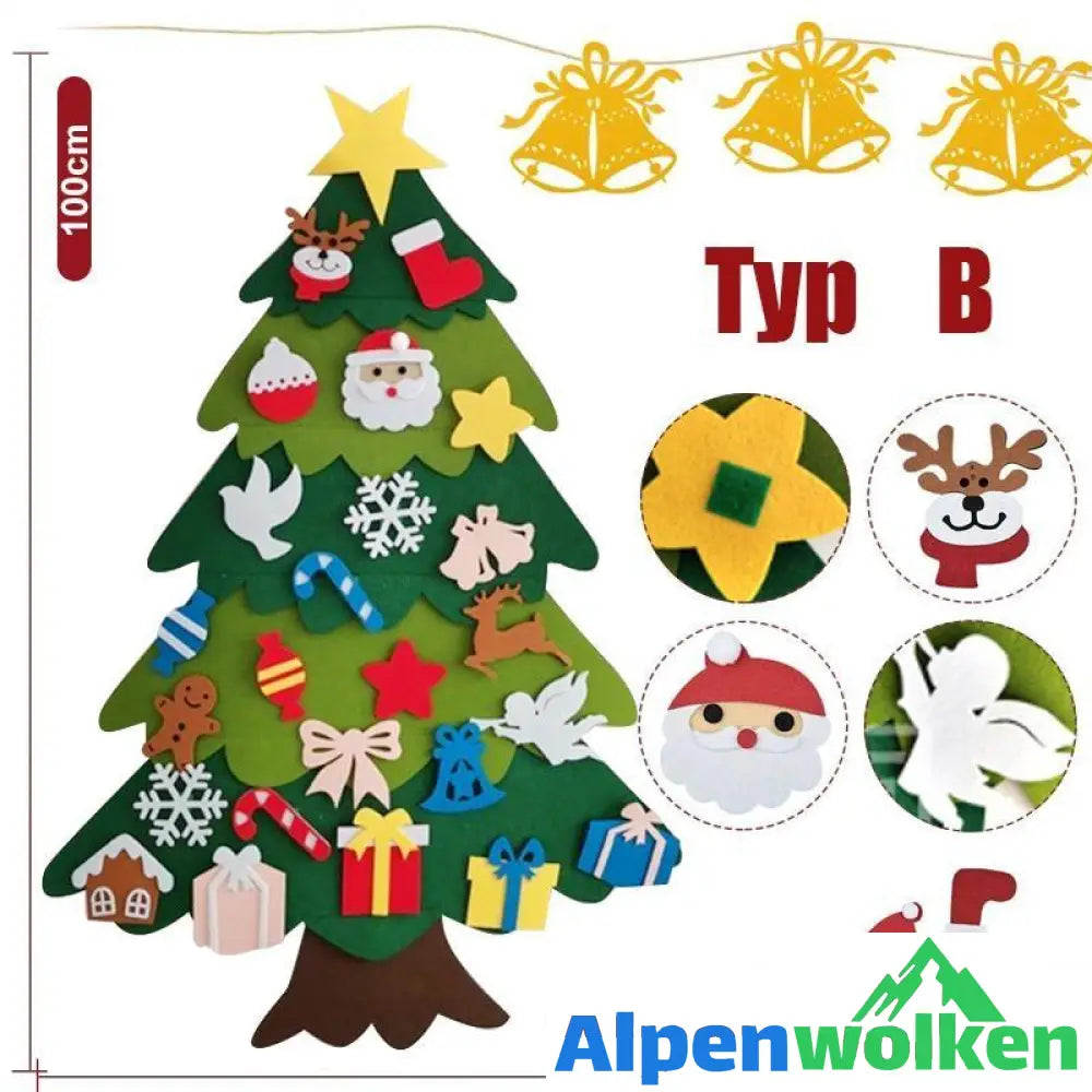 DIY Filz Weihnachtsbaum (2023 NEU AKTUALISIERT)