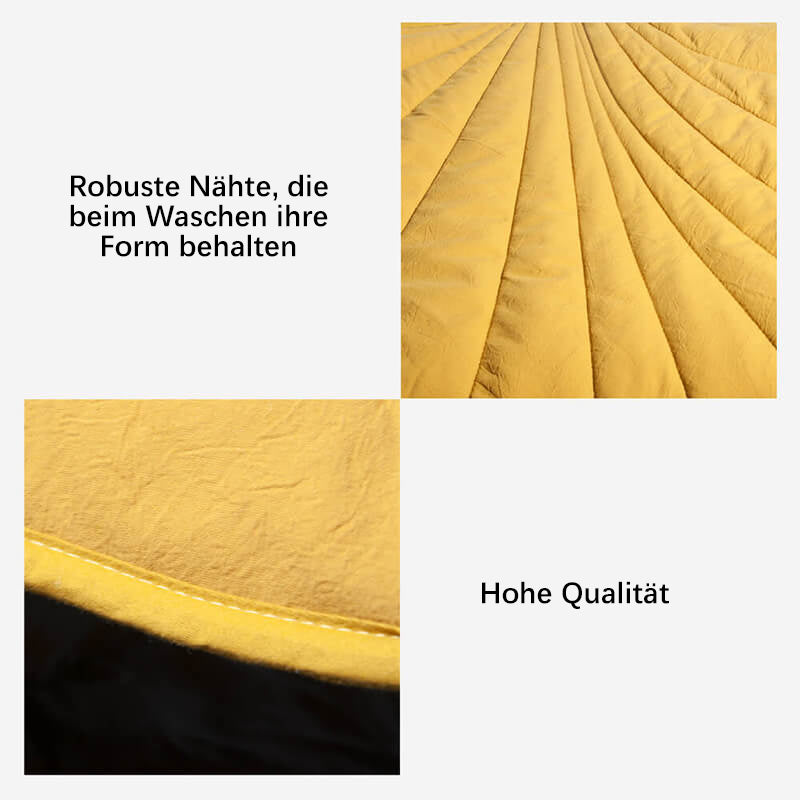 Kreative Bodenmatte in Blattform