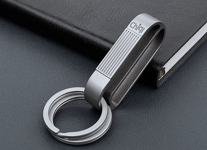 Sandsberg | Titanlegierung Herren Gürtelschnalle Schlüsselanhänger - Langlebig, Stilvoll, Farbneutraler Verschluss