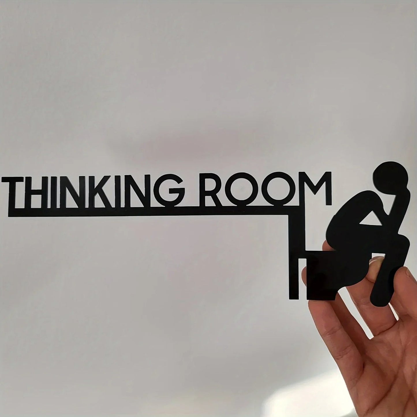 Badezimmer-Türschild™ Thinking Room Wanddekoration