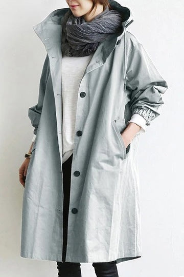 Wind- und wasserdichter Trenchcoat für Damen