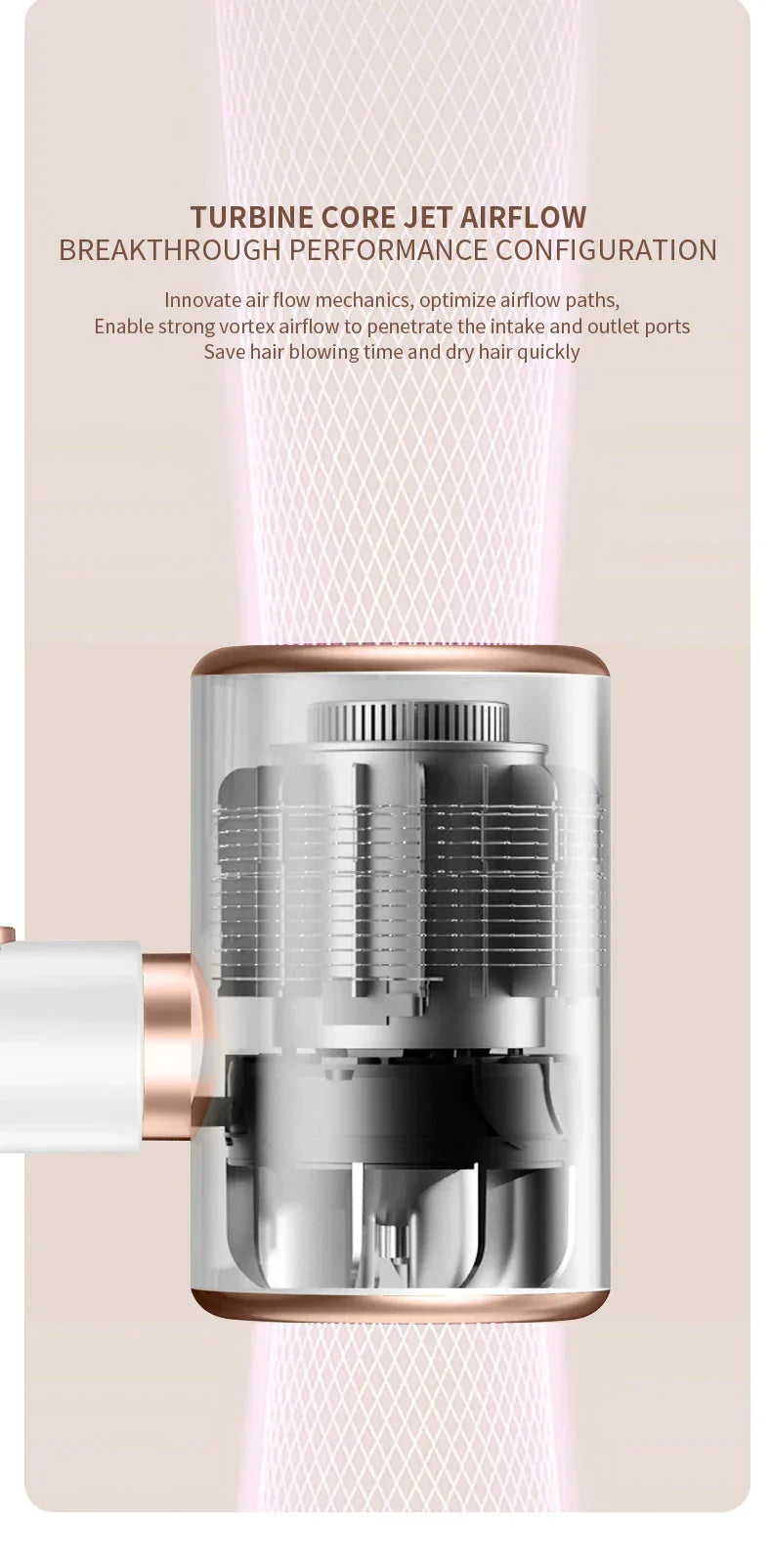 Sandsberg | Hochleistungs-Haartrockner 2400W mit Kalt- und Warmluftfunktion - Ionentechnologie