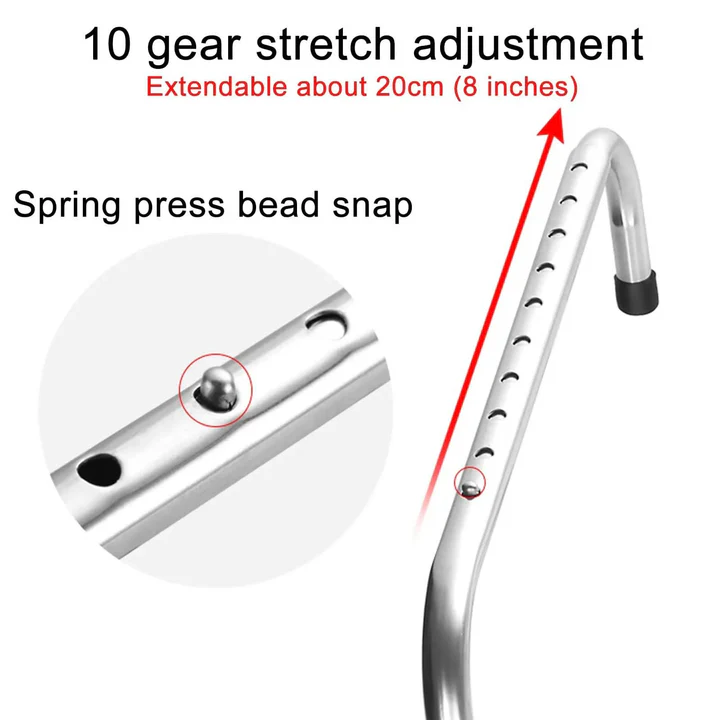 Sandsberg | Edelstahl erweiterbarer faltbarer Balkon Wäschetrockner