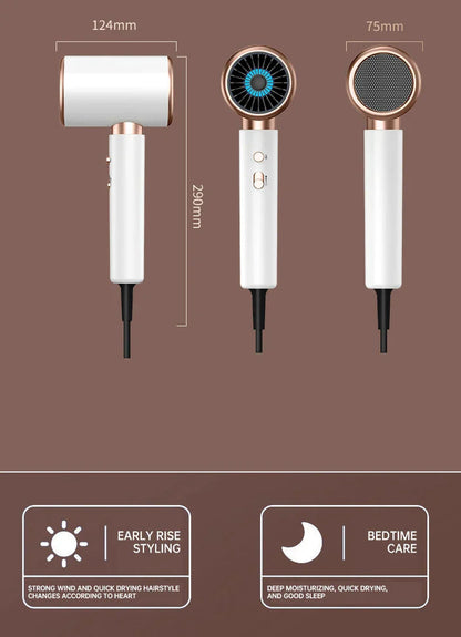 Sandsberg | Hochleistungs-Haartrockner 2400W mit Kalt- und Warmluftfunktion - Ionentechnologie