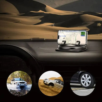 Sandsberg | 360° RotateX – Universeller drehbarer Auto-Handyhalter | Sicherer und verstellbarer Halter für alle Smartphones