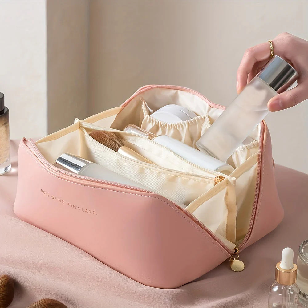 Sandsberg | Reisefreundlicher Make-up Organizer mit Reißverschluss – Elegante Kosmetiktasche