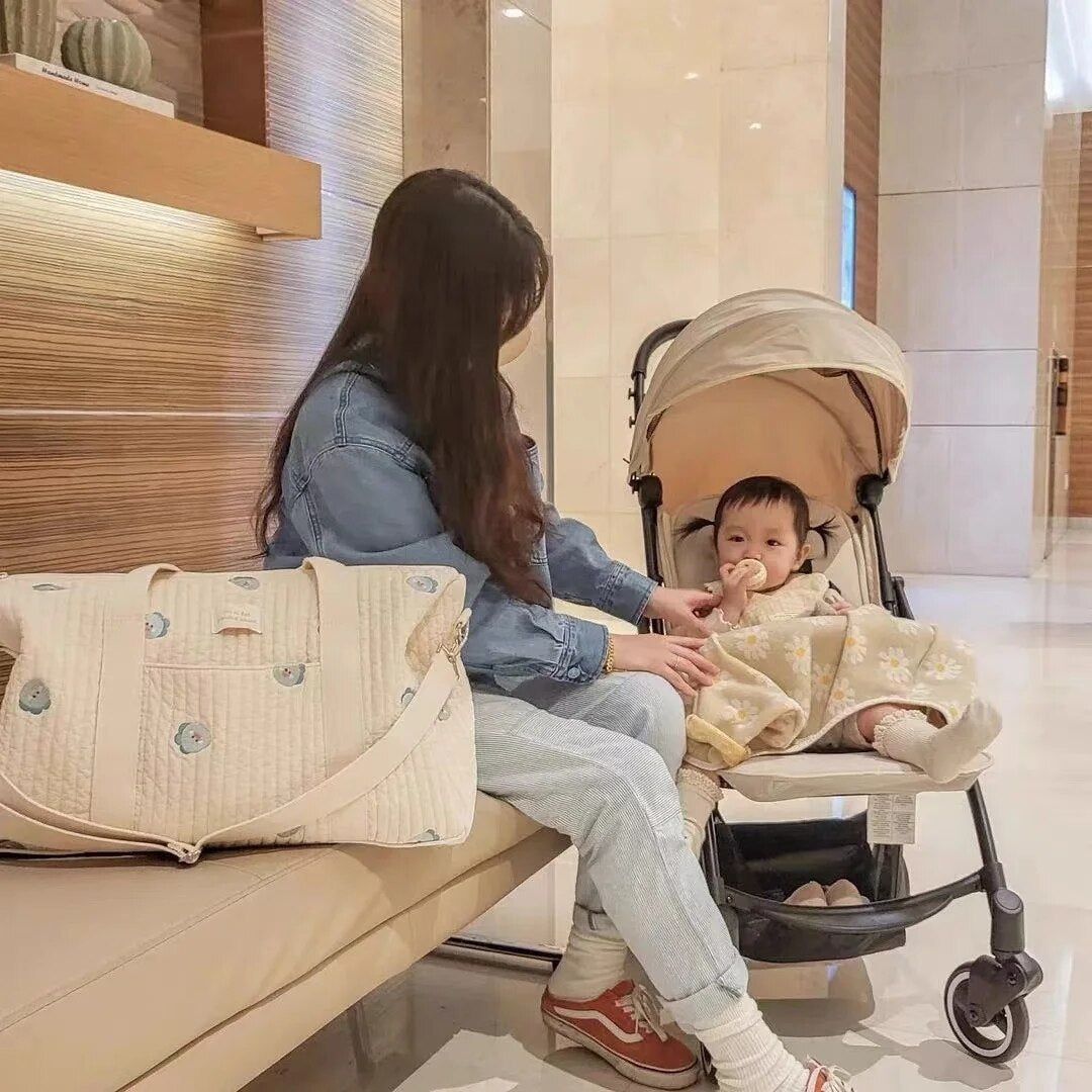 Sandsberg | ElegantMama | Premium Schwangerschaftstasche – Geräumige & Stilvolle Krankenhaus- und Reisetasche für frischgebackene Mütter