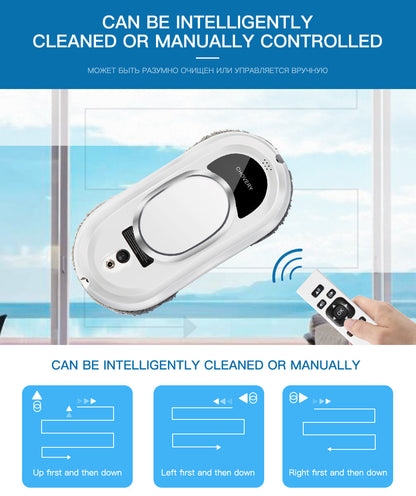 CleanBot - smarter Roboter Fensterreiniger mit Fernbedienung