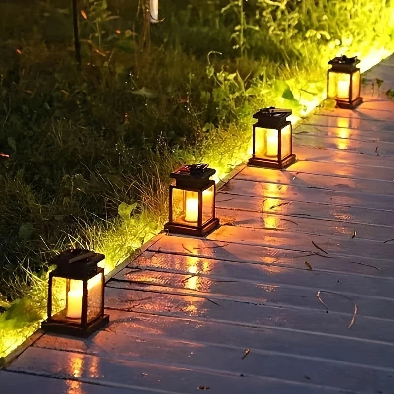 Sandsberg | Solar LED Laterne mit Lichterdraht und Aufhängeclip – Wasserdichte Gartenbeleuchtung für Terrasse und Balkon