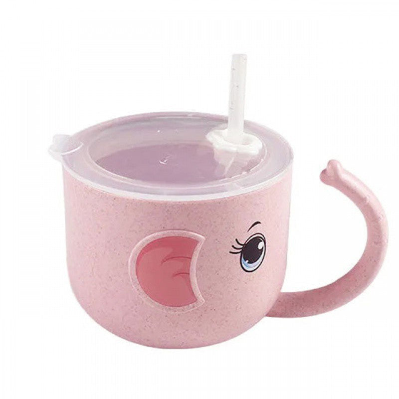 Elefanten Becher mit Strohhalm Babys