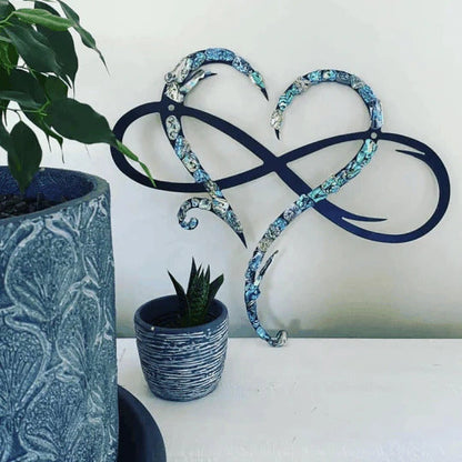Endless Heart - Stahl Wanddekoration Metall Wandkunst