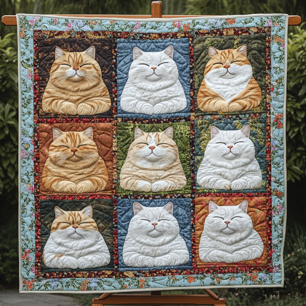 Schlafende Katze Quilt