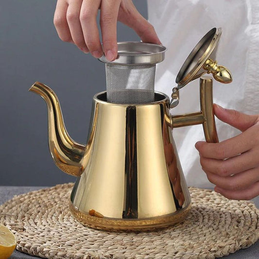 Bester Induktionswasserkocher mit Filter - Nachhaltige Edelstahl Teekanne