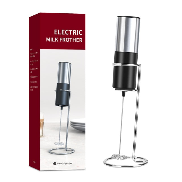 Elektrischer Milchaufschäumer Mini Schäumgerät Kaffeemaschine Tragbarer Mixer