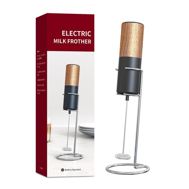 Elektrischer Milchaufschäumer Mini Schäumgerät Kaffeemaschine Tragbarer Mixer