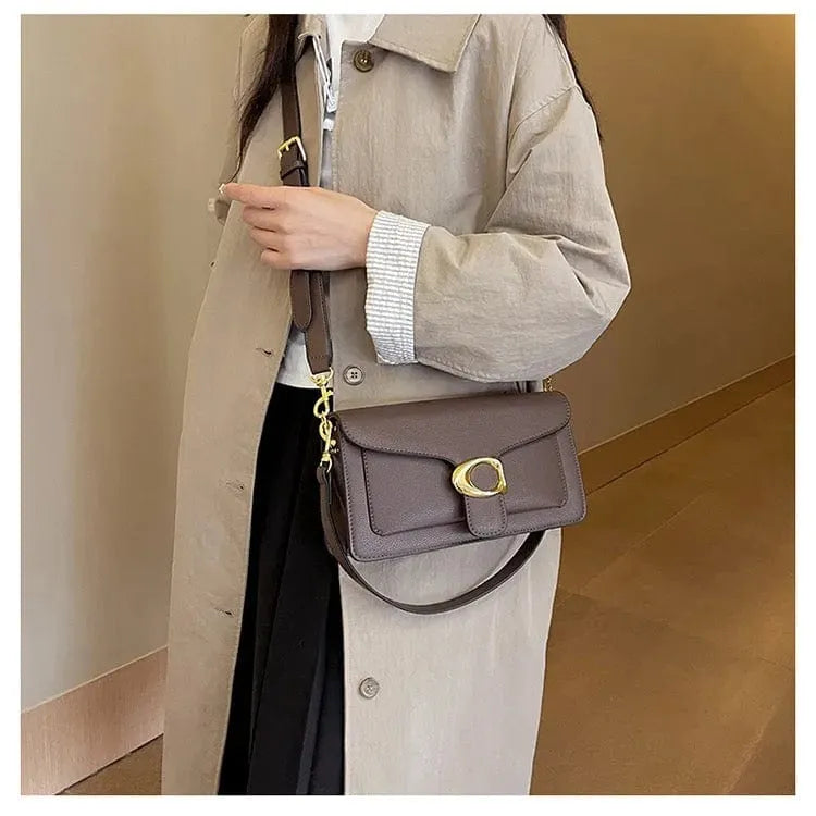 Sandsberg | C-Bag Handtasche – ELITE Kollektion | Veganleder, Magnetverschluss & Geräumiges Innere