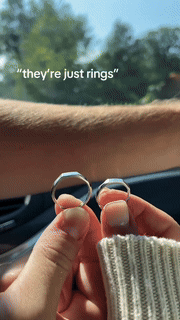 Sandsberg | Verstellbare Licht-skulptierte Eheringe