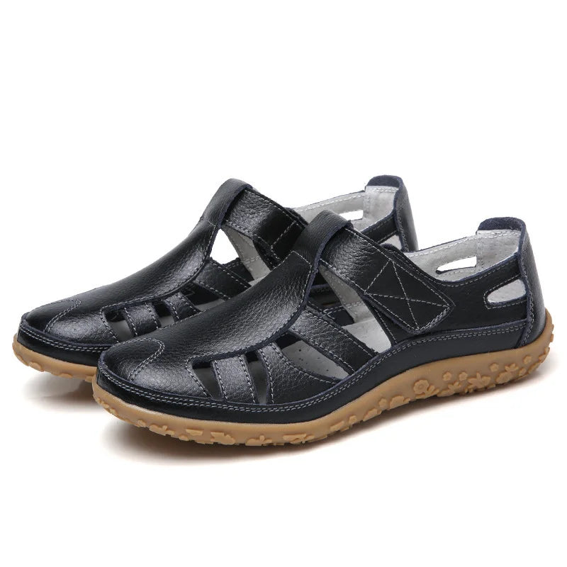 Sandsberg | Orthopädische Retro Sandalen | Rutschfest