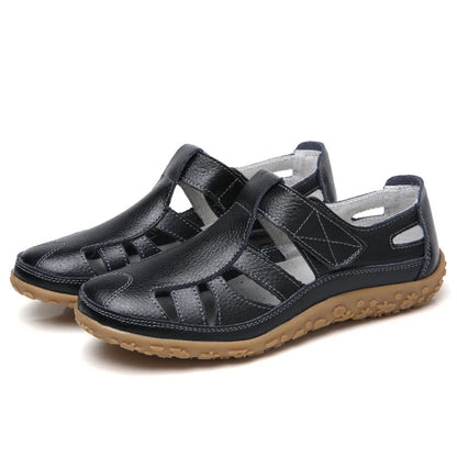 Sandsberg | Orthopädische Retro Sandalen | Rutschfest