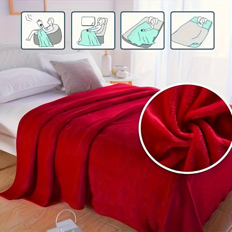 ComfortFlannel – Luxuriöse, Atemberaubende Polyesterdecke für Jedes Saison