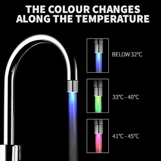 RGB Intelligenter temperaturgesteuerter LED-Wasserhahn