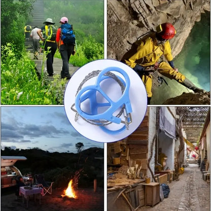 Sandsberg | Drahtsäge für Garten und Outdoor – Kompakte Säge für Abenteuer und Gartenarbeit