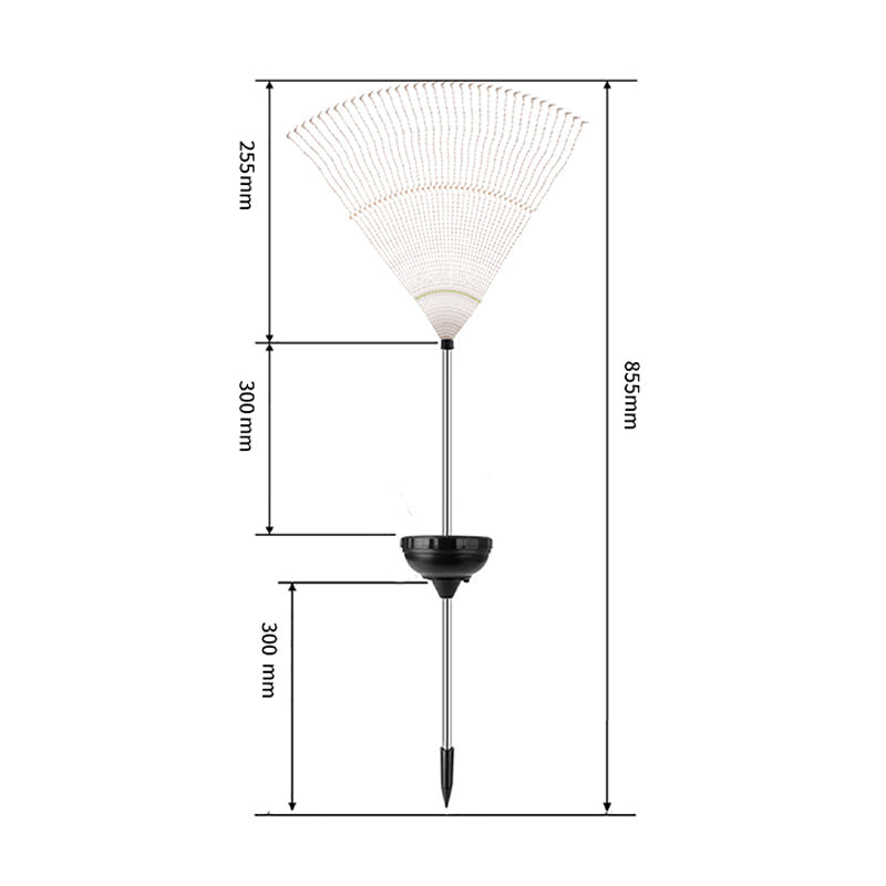 Wasserdichte Solargarten-Feuerwerkslampe