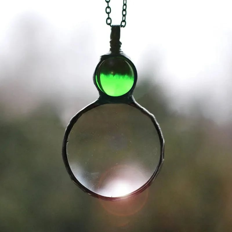 Kette mit Lupe Anhänger