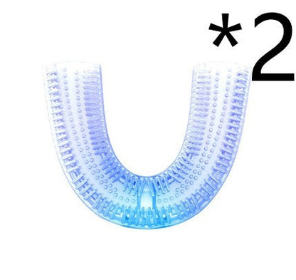 Zahnbürste Doppelseitig Elektrisch Wasserdicht LED USB *NEU