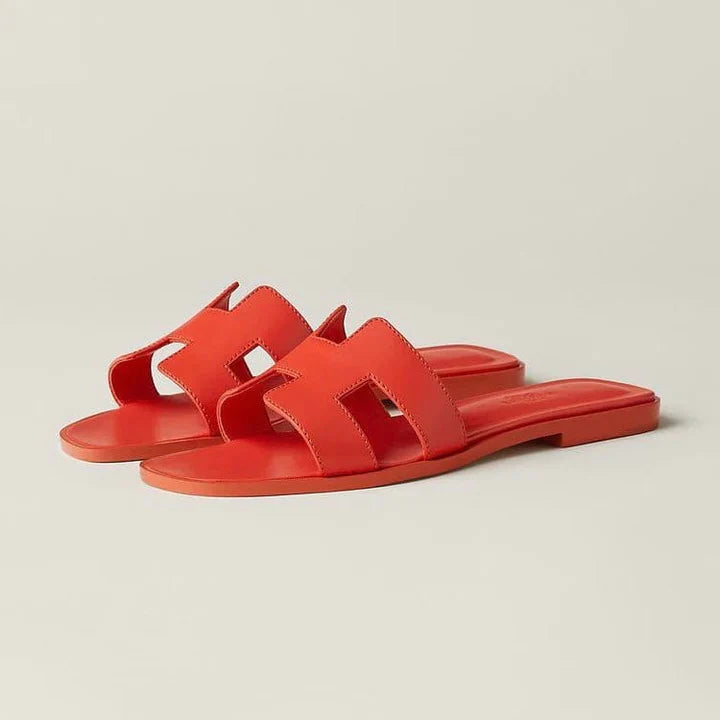 Luxuriöse flache Sandale | Unisex