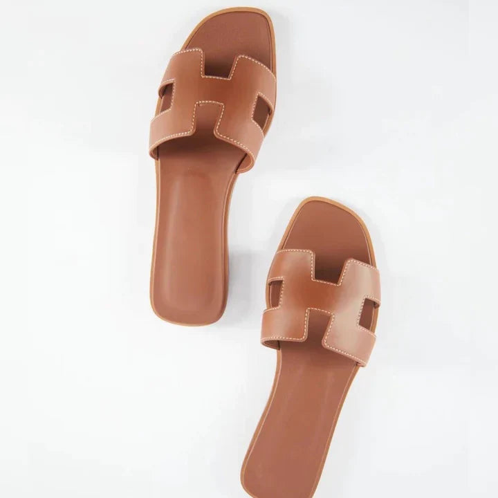 Luxuriöse flache Sandale | Unisex