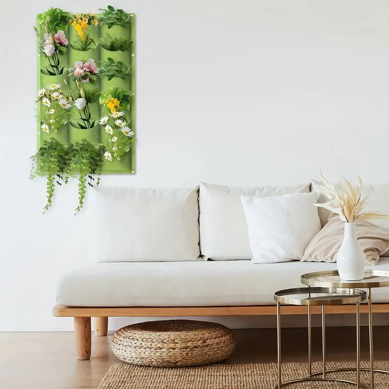 Sandsberg | Filz Pflanzensack für Vertikale Wandmontage – Drei-dimensionaler, Nicht-gewebter Pflanzbeutel