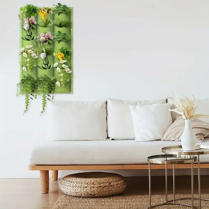 Sandsberg | Filz Pflanzensack für Vertikale Wandmontage – Drei-dimensionaler, Nicht-gewebter Pflanzbeutel