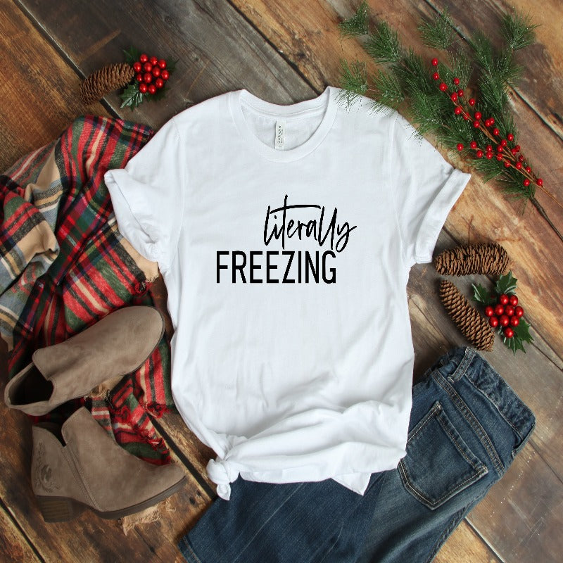 Wörtlich Gefrierendes Shirt, Weihnachtshemd